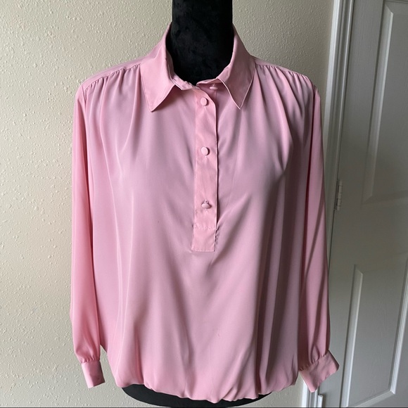 Vintage Appleseed’s Woman’s pink Blouse pullover - Picture 11 of 13